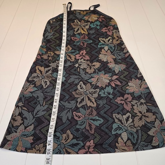 PRANA Ardor Dress Black Horchata Printed Floral Athletic Stretch Caged Size S - Picture 10 of 11